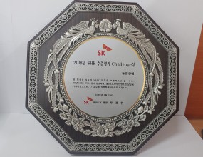 Challenge Award on 2018 SHE level evaluation on SK Ulsan CLX